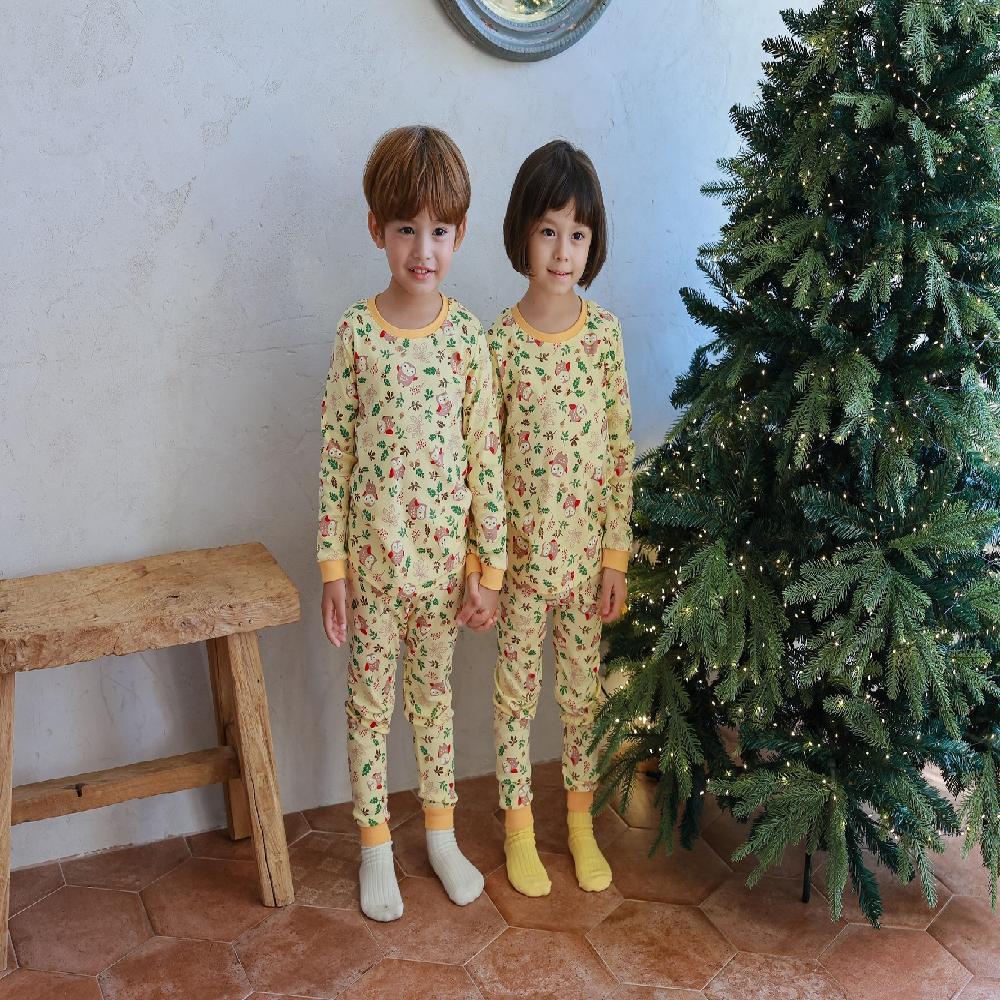 Charming Owl, Cotton set, Yellow